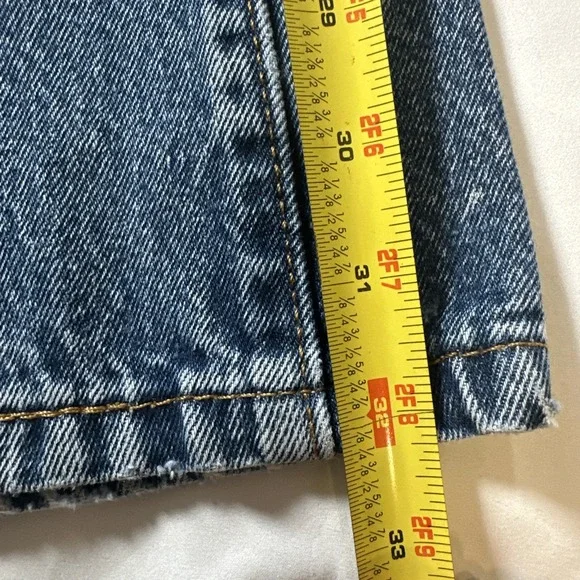 Levis Jeans Mens 36x34 (35x34) Dark Blue 517 Boot Cut All Cotton Denim - Picture 6 of 14